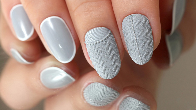 Новогодний маникюр 8