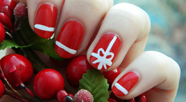Новогодний маникюр 10