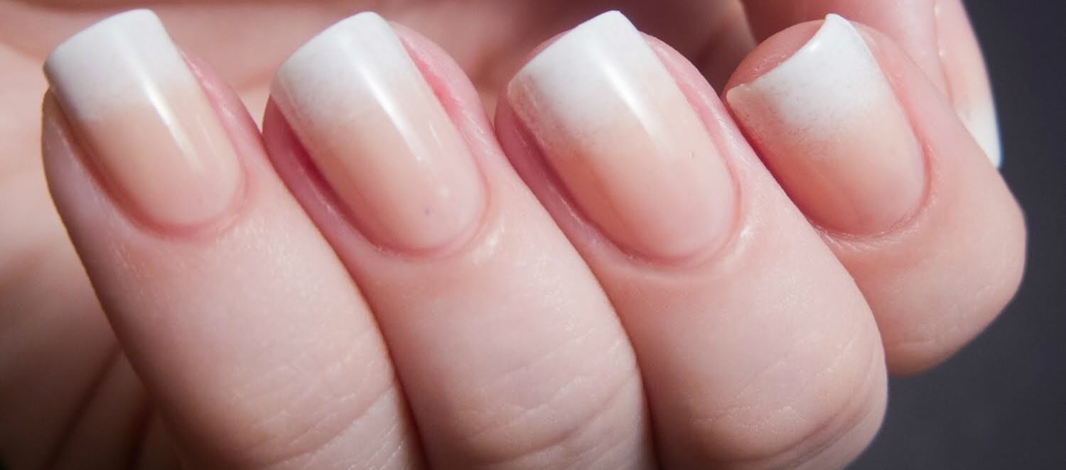 Френч омбре гель лаком