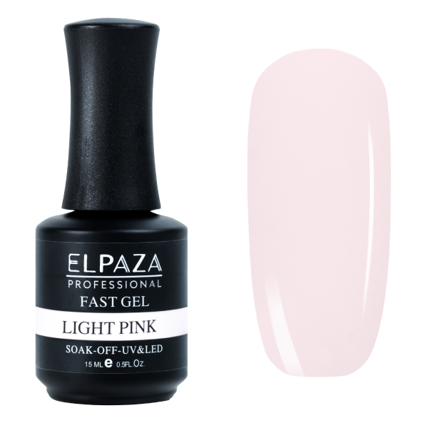 Elpaza (Эльпаза) FAST GEL #LIGHT PINK, 15 мл