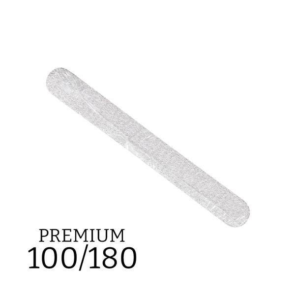 Пилка Elpaza прямая premium 100/180 (Для искусственных ногтей), 50 шт