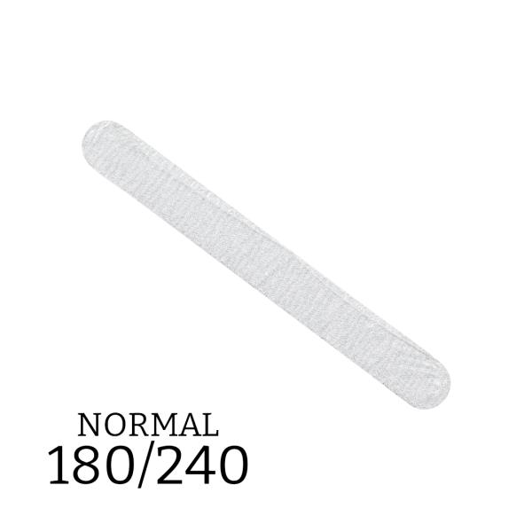 Пилка Elpaza прямая normal 180/240 (Для натуральных ногтей), 50 шт