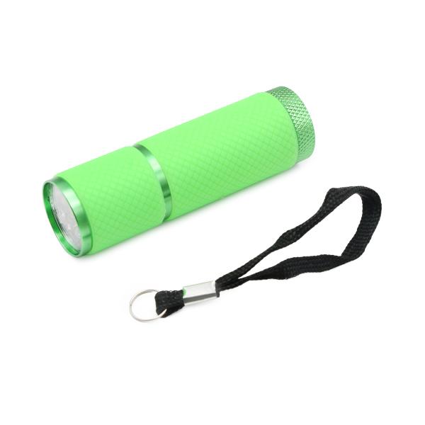 Портативная LED-лампа Global Fashion (Глобал Фэшн) фонарик для гель-лака, зеленый, 9W