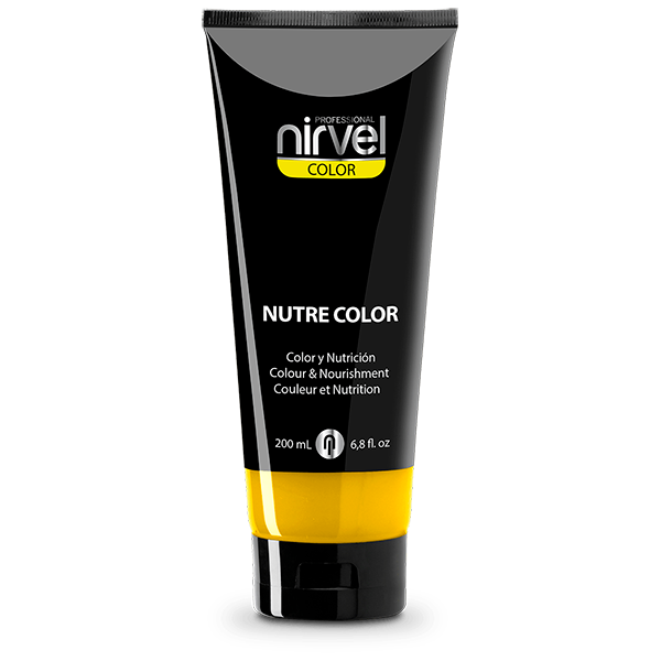 Nirvel (Нирвел) питательная гель-маска Nutre Color Yellow, жёлтый, 200 мл