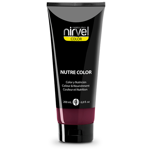 Nirvel (Нирвел) питательная гель-маска Nutre Color Dark Aubergine, тёмно-баклажановый, 200 мл