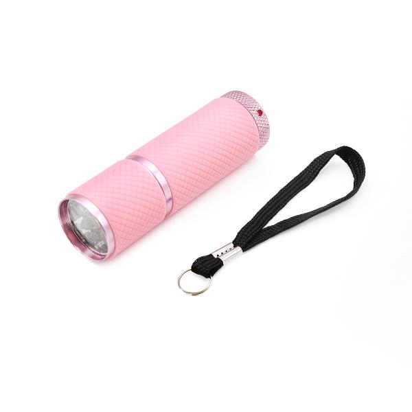 Портативная LED-лампа Global Fashion (Глобал Фэшн) фонарик для гель-лака, розовый, 9W
