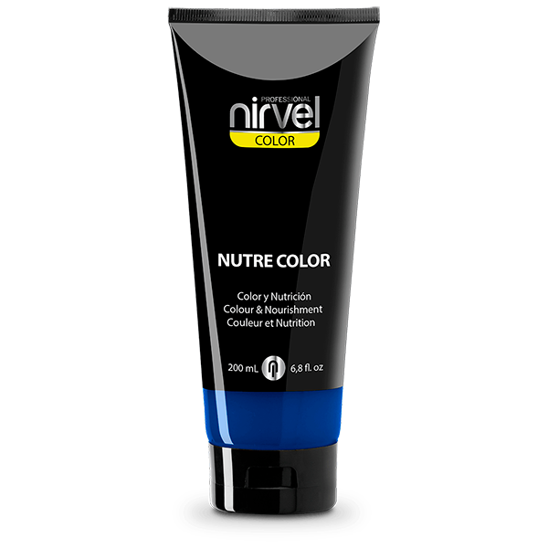 Nirvel (Нирвел) питательная гель-маска Nutre Color Blue, синий, 200 мл