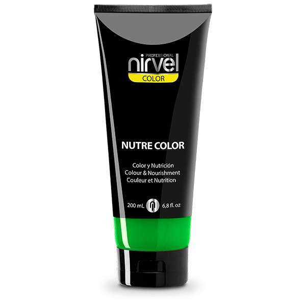 Nirvel (Нирвел) питательная гель-маска Nutre Color Green, зелёный, 200 мл