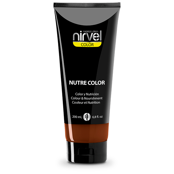Nirvel (Нирвел) питательная гель-маска Nutre Color Dark Brown, тёмно-коричневый, 200 мл