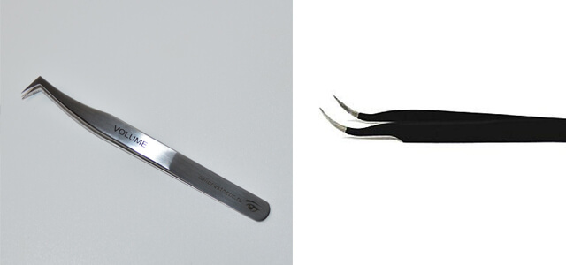 пинцет скошенный