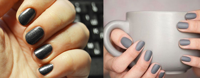 Серые лаки для ногтей
