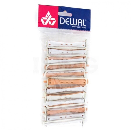 Dewal (Деваль) Коклюшки, бело-розовые, длинные d 6,5 мм, 12 шт/уп, RWL8