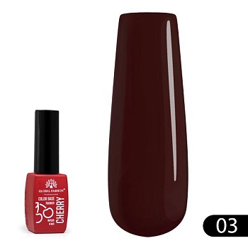 Каучуковая база Global Fashion (Глобал Фэшн) Color Cherry 03, 8 мл Каучуковая база Global Fashion (Глобал Фэшн) Color Cherry 03, 8 мл