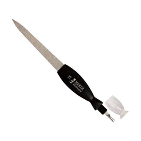 Mertz (Мерц) Пилка сапфировая+нож для кутикулы A75