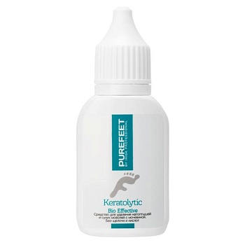 Средство для удаления натоптышей Keratolytic BioEffective PureFeet, 30 мл Средство для удаления натоптышей Keratolytic BioEffective PureFeet, 30 мл