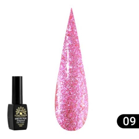Гель-лак Global Fashion (Глобал Фэшн) Shine Spectrum 309, 8 мл