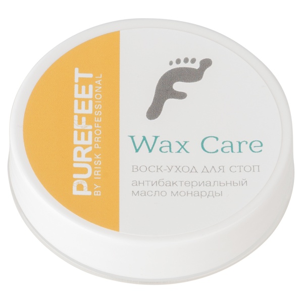 Воск-уход за стопами PureFeet Wax Care Антибактериальный с эфирным маслом монарды 002, 15 гр