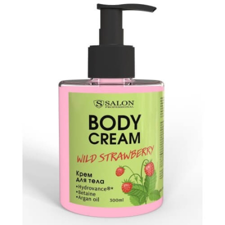 Salon Увлажняющий крем для тела Body Cream Wild Strawberry, 300 мл