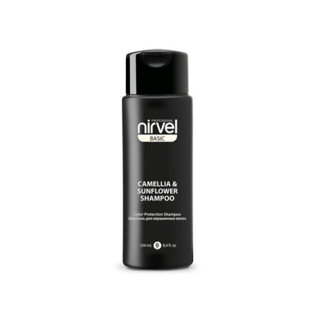 Nirvel (Нирвел) для окрашенных волос Shampoo Color Protection Camellia & Sunflower, 250 мл