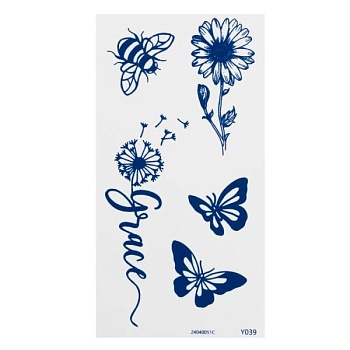 Тату Irisk реалистичная долговременная для тела INK TATOO 026 Y039