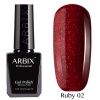 Гель-лак Arbix (Арбикс) Ruby 002 Ча-Ча-Ча, 10 мл