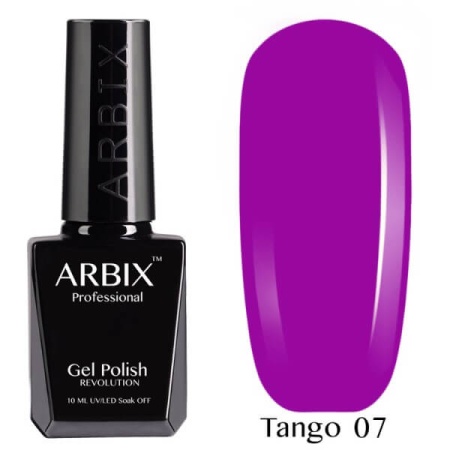 Гель-лак Arbix (Арбикс) Tango  бурный восторг № 007, 10 мл