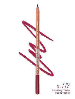 Карандаш для глаз и губ Miss Tais № 772, перламутрово гранатовый