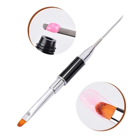 Кисть для полигеля двухсторонняя