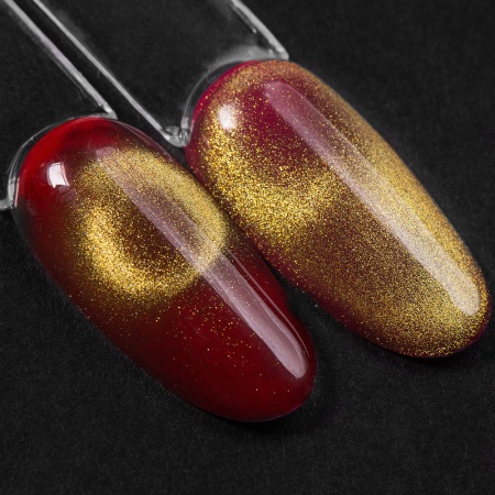 Гель-лак Irisk (Ириск) кошачий глаз Gold Diamond Cat, 10мл