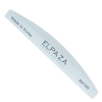 Пилка Elpaza белая лодочка 80/120, 25 шт Пилка Elpaza белая лодочка 80/120, 25 шт