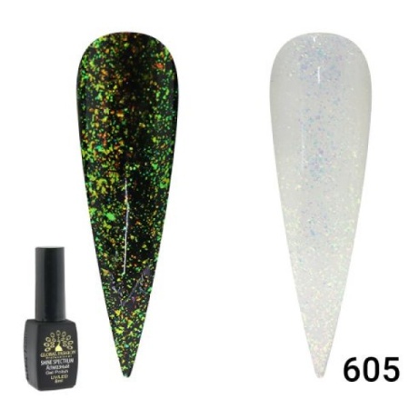 Гель-лак Global Fashion (Глобал Фэшн) Galaxy Star 605, 8 мл