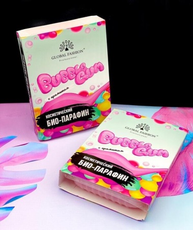 Косметический Био-Парафин Global Fashion (Глобал Фэшн) с ароматом Bubble gum, 500 г Косметический Био-Парафин Global Fashion (Глобал Фэшн) с ароматом Bubble gum, 500 г