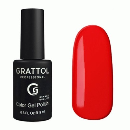 Гель-лак Grattol (Граттол) Classic 084 Scarlet, 9 мл