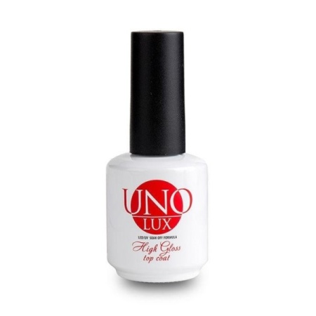 Топ UNO (Уно) Lux High Gloss Top Coat,15 мл