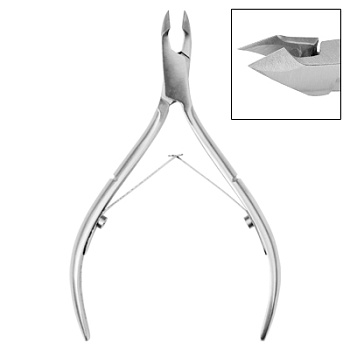 Кусачки для кожи Irisk (Ириск) Premium, лезвие 5,5 мм, двойная пружина, KD-55