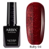 Гель-лак Arbix (Арбикс) Ruby 004 Соус Чили, 10 мл Гель-лак Arbix (Арбикс) Ruby 004 Соус Чили, 10 мл