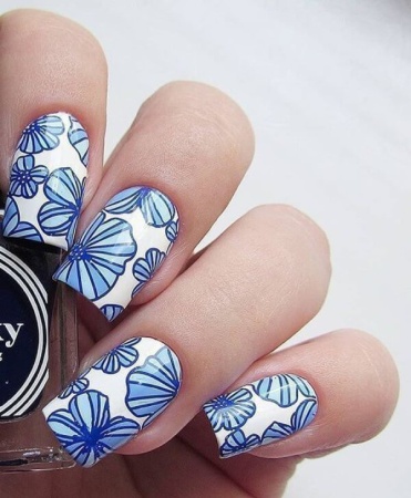 Краска для стемпинга Elpaza (Эльпаза) Paint голубая №011, 5 мл Краска для стемпинга Elpaza (Эльпаза) Paint голубая №011, 5 мл