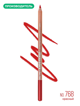 Карандаш для глаз и губ Miss Tais № 768, красный Карандаш для глаз и губ Miss Tais № 768, красный