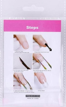 Стекловолокно для наращивания ногтей, 10 шт