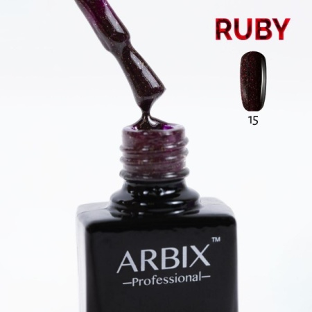 Гель-лак Arbix (Арбикс) Ruby 015 Марракеш, 10 мл