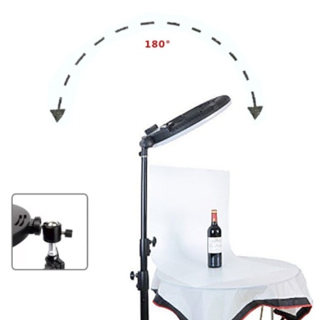 Кольцевая лампа YQ360B 36 см со штативом