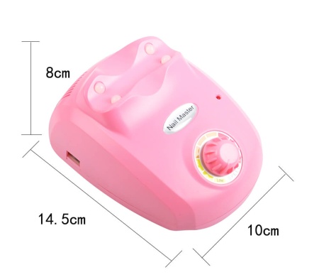 Аппарат для маникюра и педикюра Nail Master ZS-603 розовый, 35000 об.