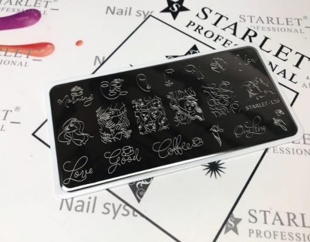 Пластина для стемпинга Starlet (старлет) № 126