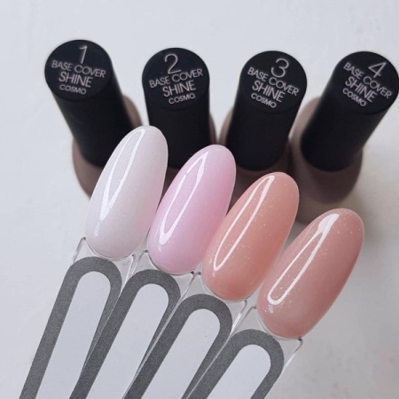 Камуфлирующая каучуковая база CosmoLac (Космолак) с шиммером № 03, 7,5 мл.