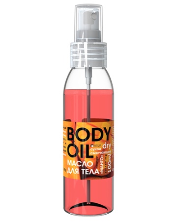 Сухое смягчающее масло для тела MILV Body Oil «Mango», 100 мл