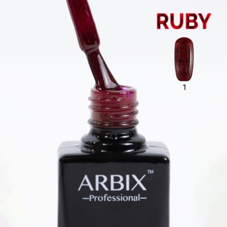 Гель-лак Arbix (Арбикс) Ruby 001 Сомберерро, 10 мл Гель-лак Arbix (Арбикс) Ruby 001 Сомберерро, 10 мл