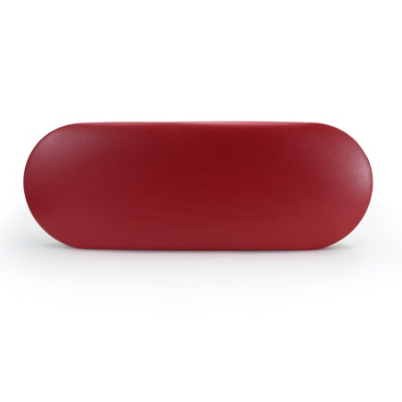 Большой подлокотник для маникюра, 44х16х18 см, красный