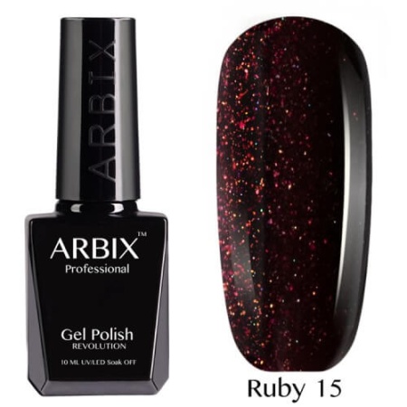 Гель-лак Arbix (Арбикс) Ruby 015 Марракеш, 10 мл