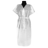 Халат-кимоно без рукавов одноразовый спанбонд, белый, 10 шт.