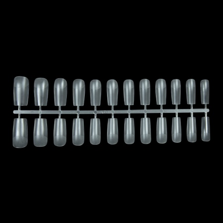 Набор гелевых матовых типсов Квадрат-2, 240 шт